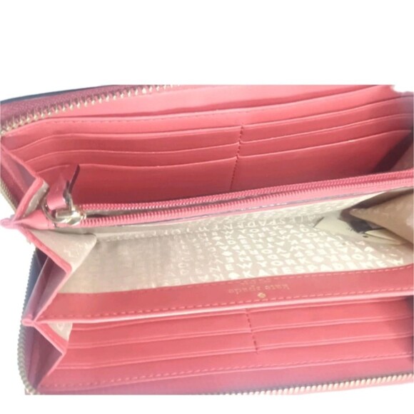 kate spade | Bags | Kate Spade Grove Street Neda Red Leather  Kate Spade Grove Street Neda Red Leather Wallet WLR2820 Large Retail $189